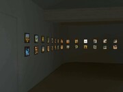 「えんとつ町のプぺル」展の様子。