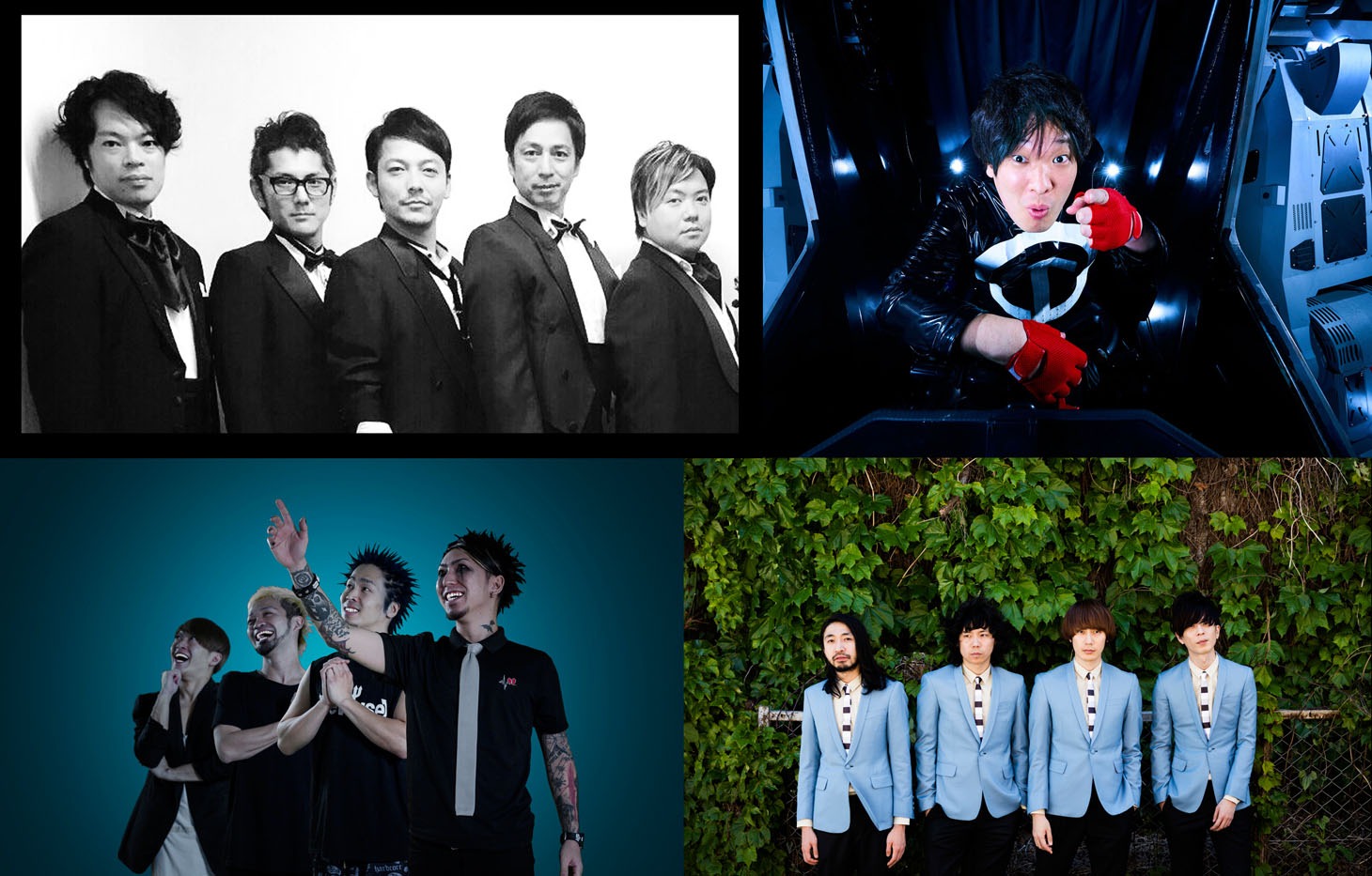 「スペースシャワーTV チュートリアルの徳ダネ福キタル♪ SPECIAL LIVE」出演者