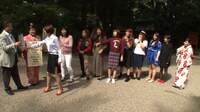 「ゆり山紅葉の京都びしょ濡れバスツアー 次世代おんな芸人No.1決定戦！」のワンシーン。(c)読売テレビ