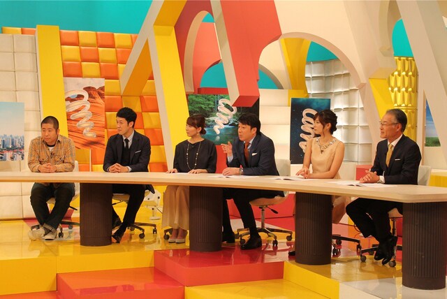 「勝手に！ニッポン心配調査団」のワンシーン。(c)テレビ朝日