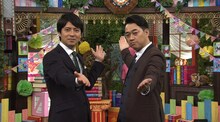左から桝太一アナウンサー、バナナマン設楽。(c)日本テレビ