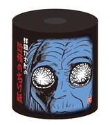 「B-enjoy（ベンジョイ）トイレットペーパー」の「楳図かずおの恐怖のちり紙」（「魔性の目」バージョン）のイメージ。(c)楳図かずお/小学館