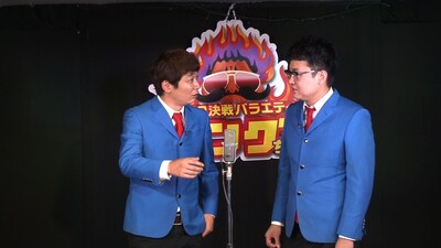 「リアルケンカ漫才王」に挑戦する銀シャリ。