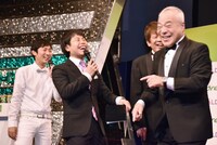 NON STYLEと西川のりお（右）。