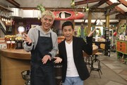 （左から）ロンドンブーツ1号2号・田村亮、ナインティナイン岡村。