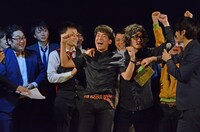 優勝者発表の瞬間。