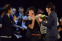 優勝者発表の瞬間。