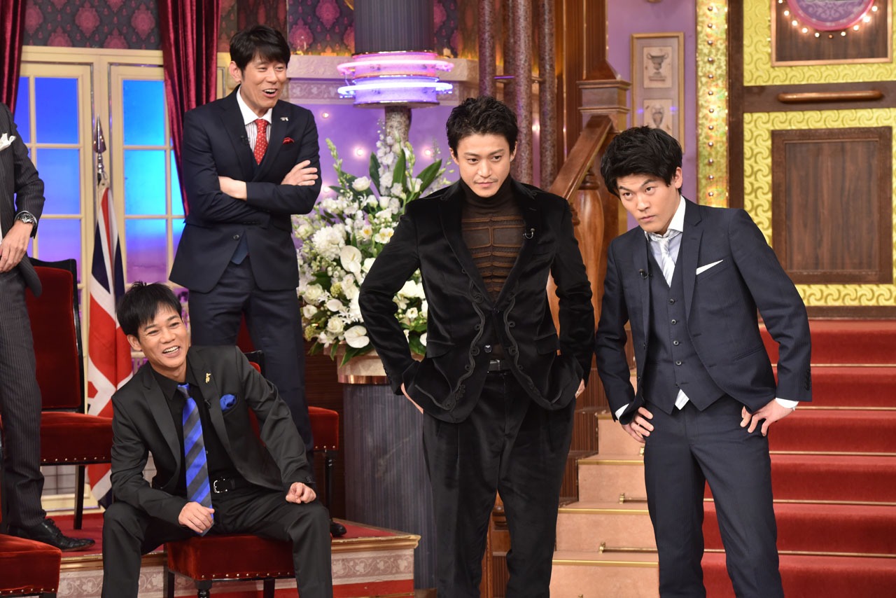 土佐兄弟・有輝（右）と小栗旬。(c)日本テレビ