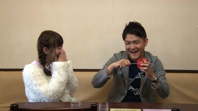 「ノブのっからせ王決定戦」のワンシーン。