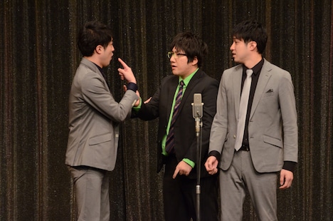 どちらがダイタク・ダイかわからなくなるジャイアンジャイアン・かーしゃ(中央)。