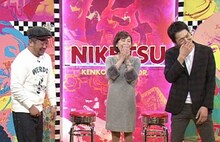 左からケンドーコバヤシ、高橋真麻、千原ジュニア。(c)読売テレビ