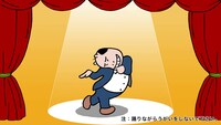「明治うがい薬 歌っているカバさんは誰？Twitter キャンペーン」の動画のワンシーン。