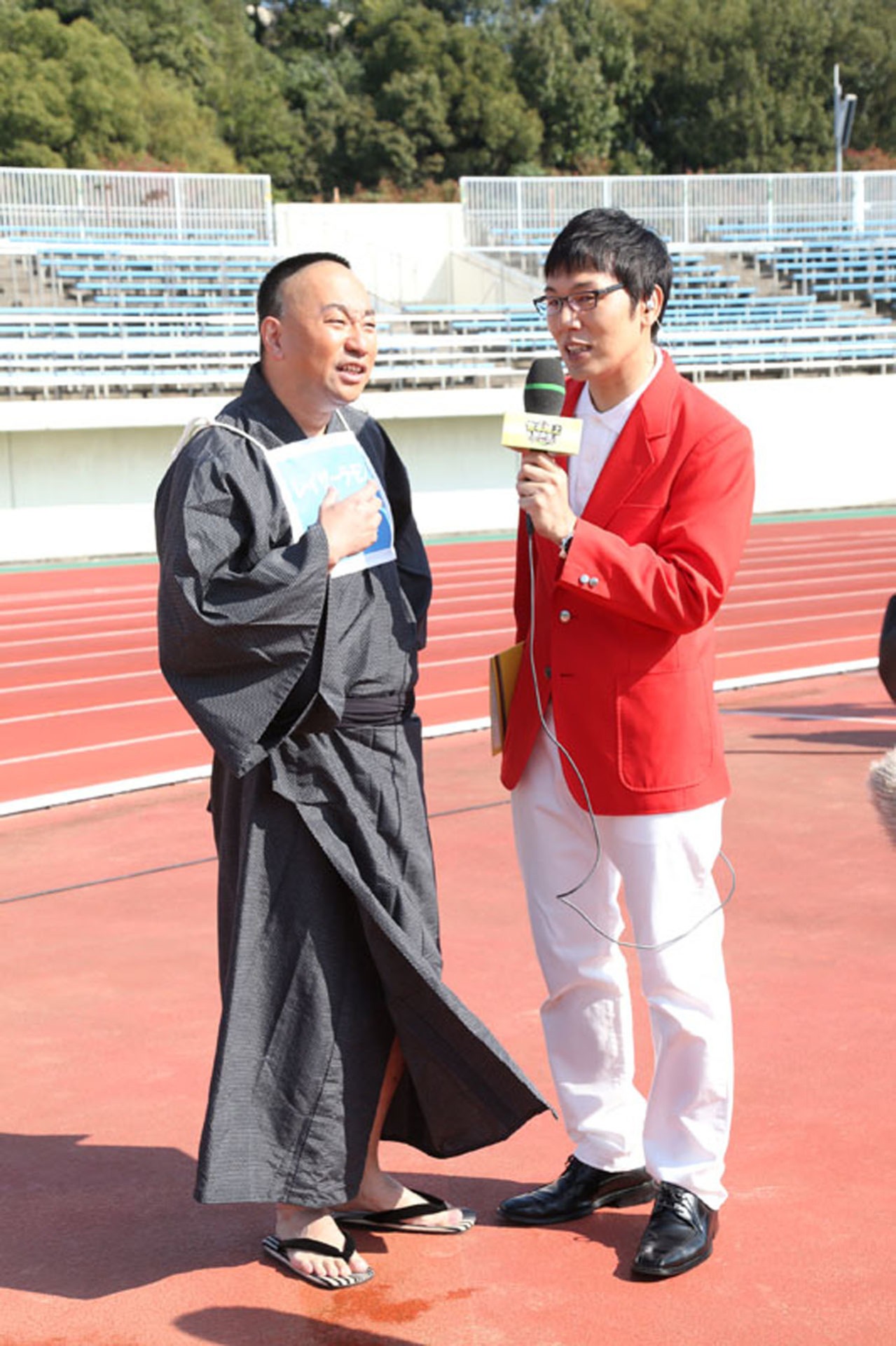 「吉本陸上競技会ザ・ゴールデン2016」のワンシーン。(c)MBS
