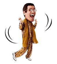 「ピコ太郎 PPAPスタンプ」イメージ (c) avex management