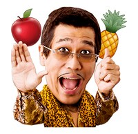 「ピコ太郎 PPAPスタンプ」イメージ (c) avex management