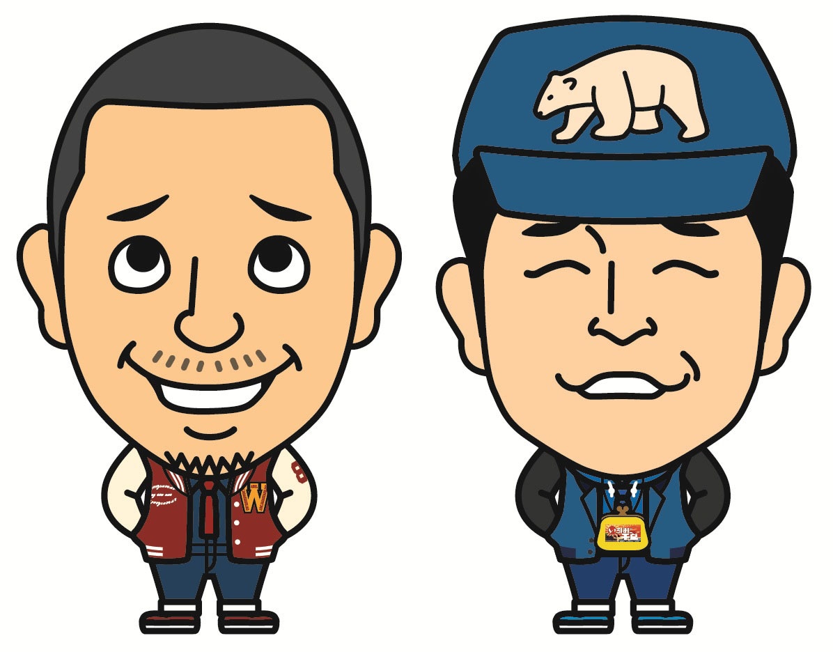 千鳥ステッカーのイラスト。