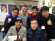 青空球児・好児（手前2人）とX-GUN（後列左から2人）、BOOMER。