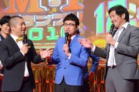 「探偵！ナイトスクープ」で共演している（左から）ハライチ澤部、銀シャリ橋本、スリムクラブ真栄田。