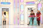 「女装男子ビューティーカップ」のワンシーン。右端がカンニング竹山扮するタケ子。(c)テレビ朝日