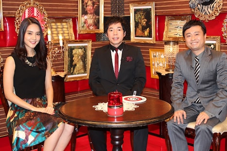 左からAtsuko、今田耕司、次長課長・河本。