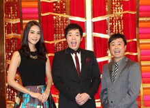左からAtsuko、今田耕司、次長課長・河本。