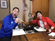 「60サンキュー！presents 今田東野のやっぱり名古屋が最高」に出演する（左から）東野幸治、今田耕司。(c)CBC