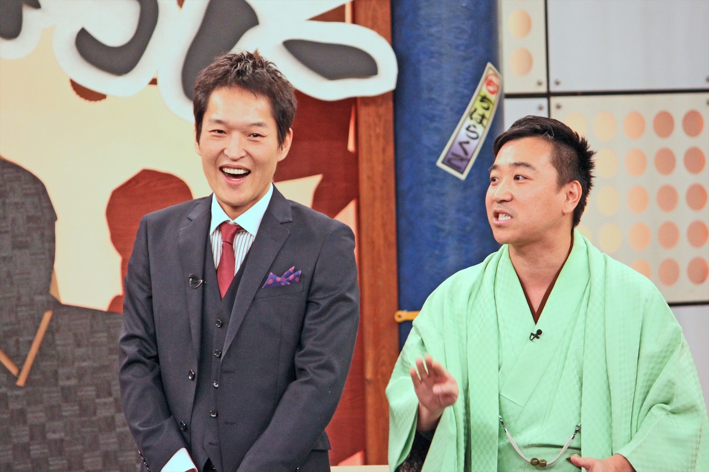 （左から）千原ジュニア、月亭八光。(c)関西テレビ