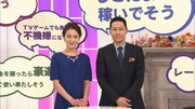 「セキララ夫人会」MCの東野幸治（右）と、森葉子テレビ朝日アナウンサー（左）。(c)テレビ朝日