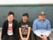 左からバッドボーイズ佐田、バッファロー吾郎・竹若、野性爆弾くっきー。