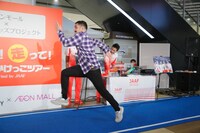 かけっこ教室に参加するデニス植野。