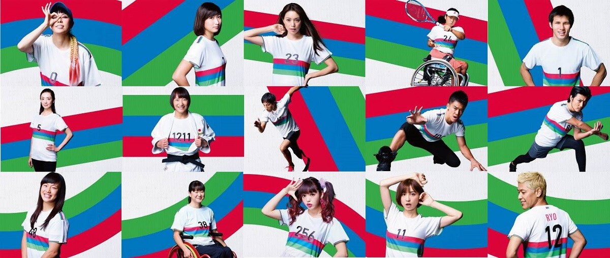 「TEAM BEYOND」のCMの出演者たち。