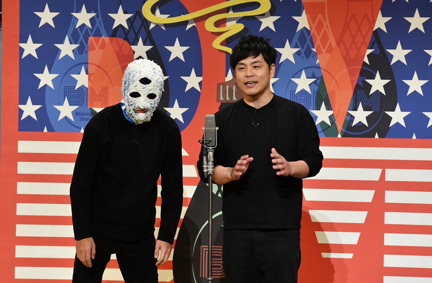 「オーダー漫才シアター」に登場するモンスターエンジン。(c)読売テレビ