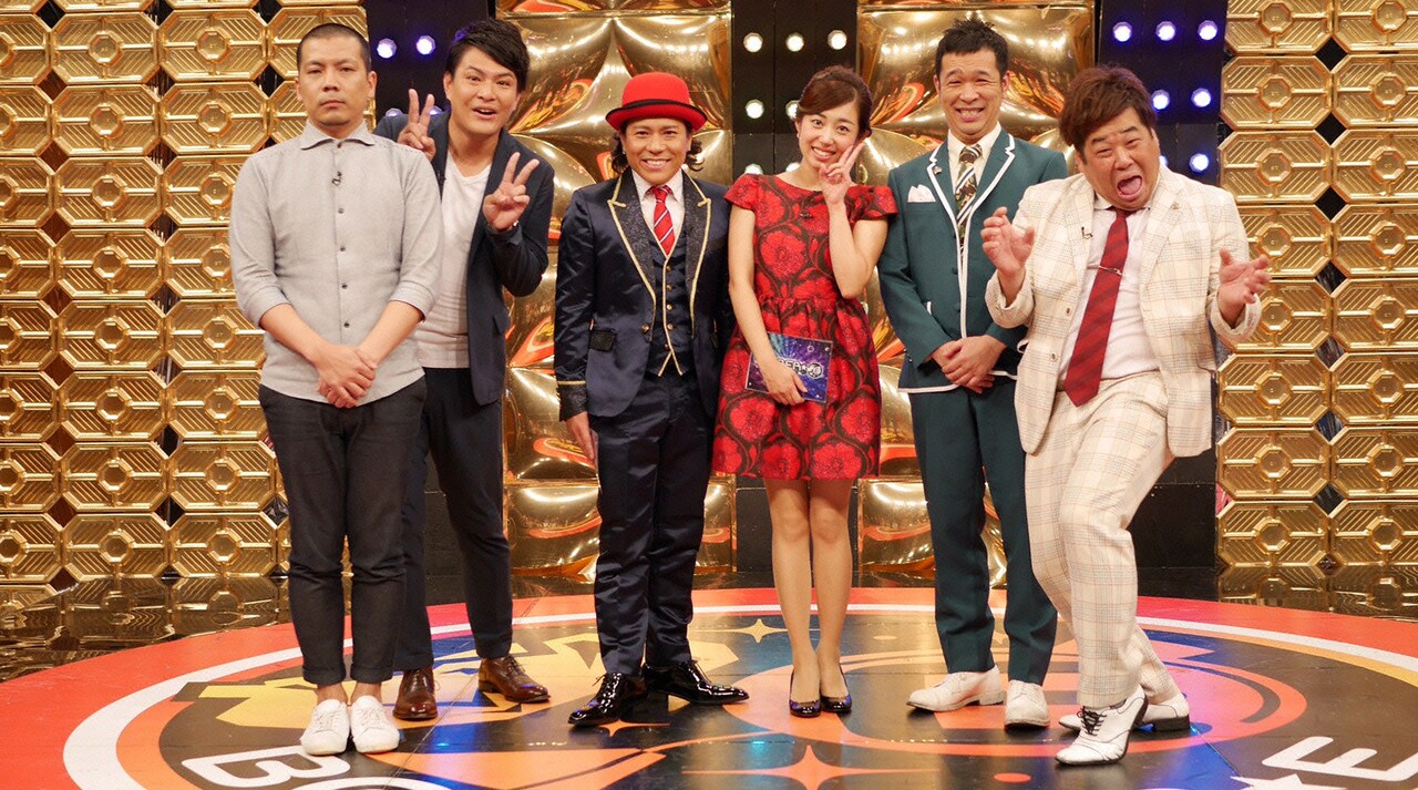 左から天竺鼠、MICRO、塩尻奈都子、プラス・マイナス。(c)メ～テレ