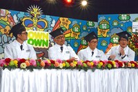 左から月亭方正、ダウンタウン松本、ココリコ。