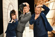 「A-Studio」に出演する小籔千豊（中央）、笑福亭鶴瓶（右）、森川葵（左）。(c)TBS