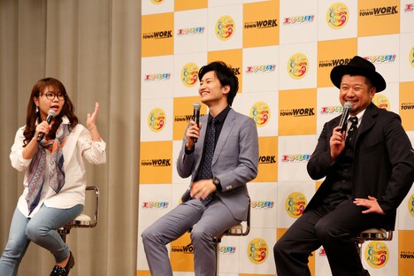 トークセッションの様子。