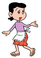 バカボンのママ (c)Fujio Akatsuka