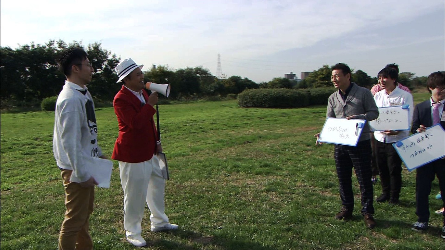 「くりぃむナンチャラ」で展開される「お笑いマニア王決定戦 予選会」のワンシーン。(c)テレビ朝日