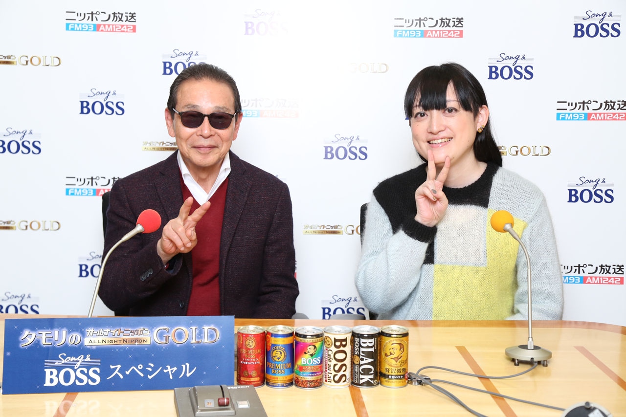 左からタモリ、能町みね子。(c)ニッポン放送
