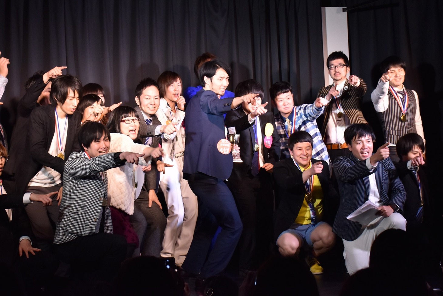 「爆笑オンエアバトル」のようになったエンディングの様子。