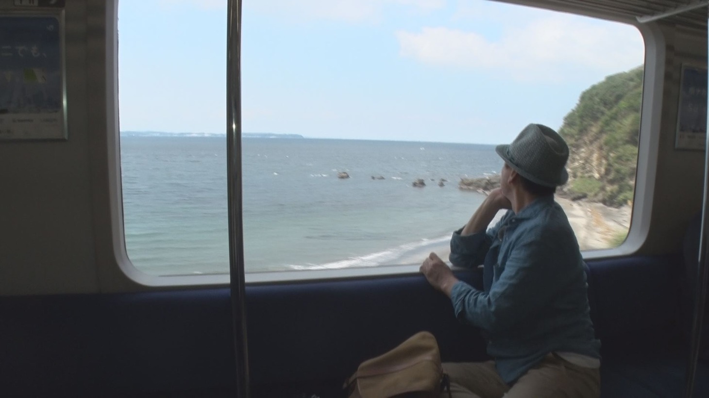 「熱血BO-SO TV presents リッキーのローカル鉄道オタク旅 総集編」のワンシーン。(c)チバテレ