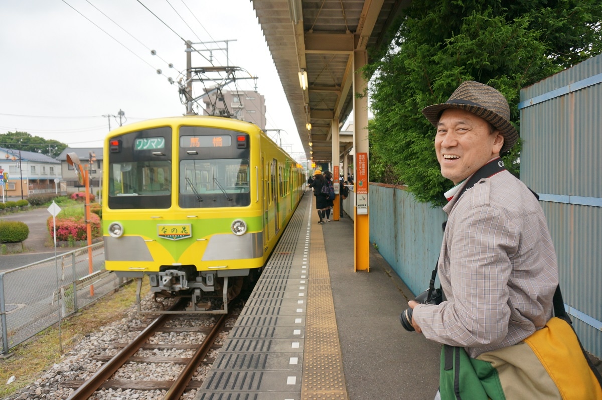 「熱血BO-SO TV presents リッキーのローカル鉄道オタク旅 総集編」のワンシーン。(c)チバテレ