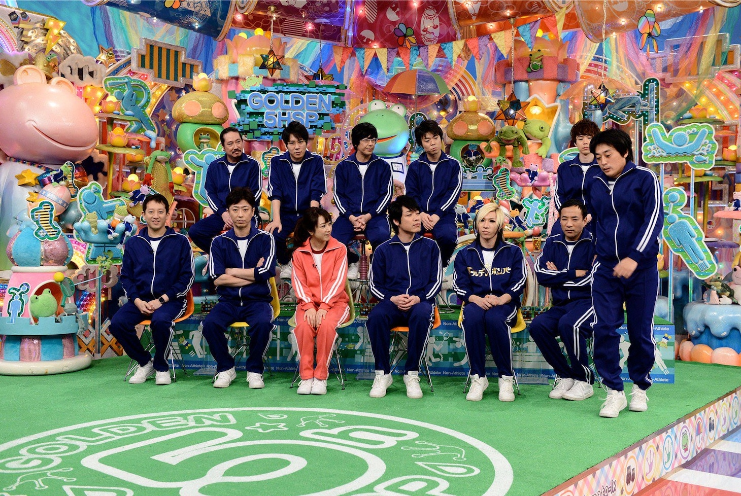 「運動神経悪い芸人」のワンシーン。(c)テレビ朝日
