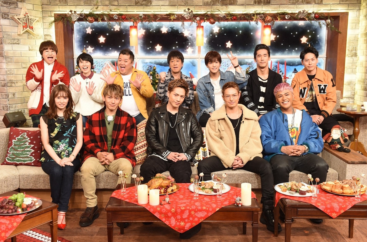 「三代目J Soul クリスマス」の出演者たち。(c)TBS