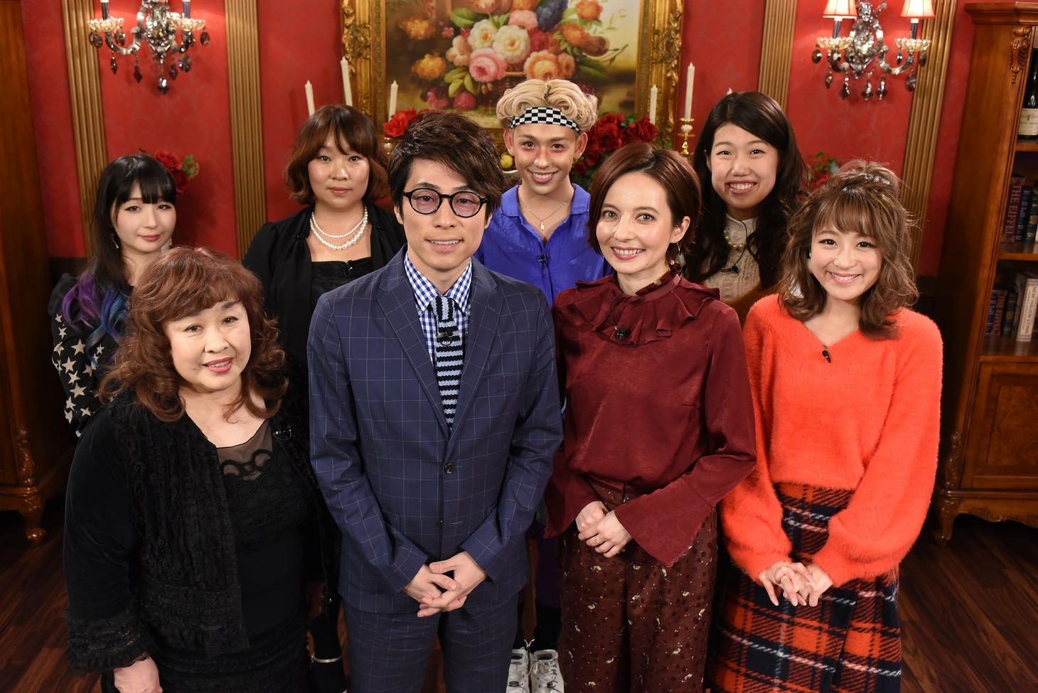 「THE的中王2017」の出演者たち。(c)中京テレビ