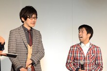 「ベストツッコミ大賞」で1位に選ばれたウエストランド井口（右）。