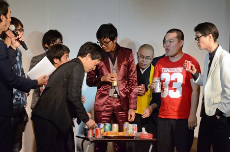 忘年会コーナーの様子。