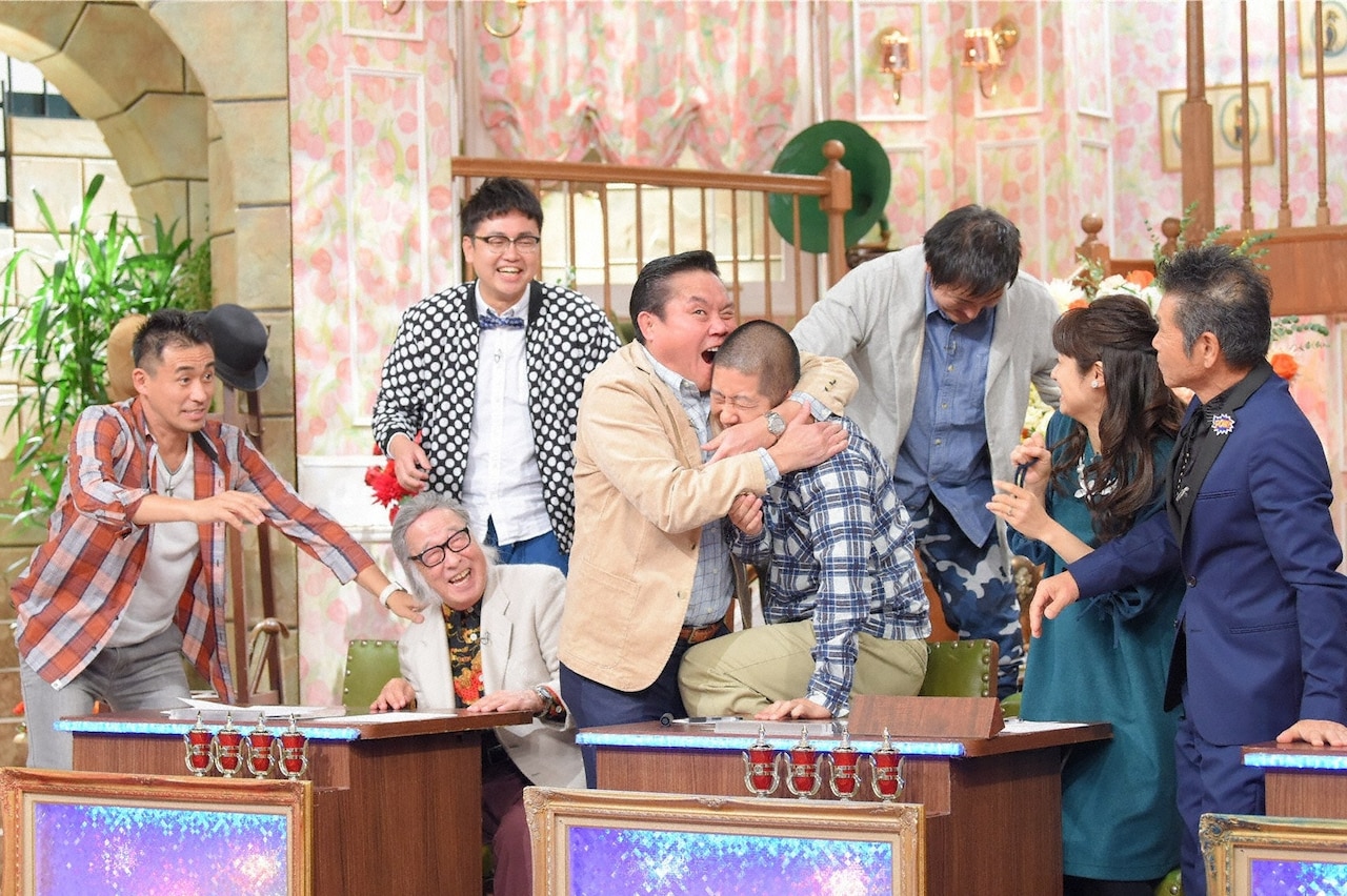 「探偵！ナイトスクープ 年忘れファン感謝祭2016」にスペシャルゲストとして登場するトミーズ雅（中央）。(c)ABC