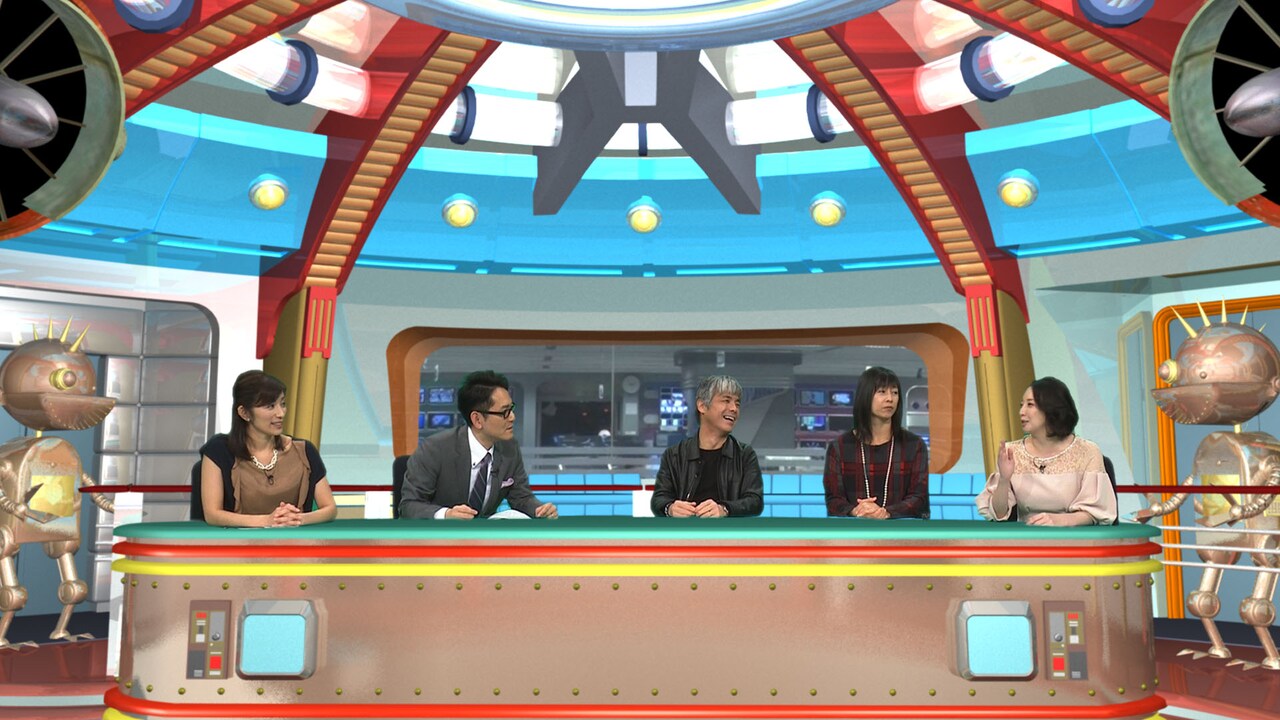 「ずっと追ってるジャーナル」でキャスターを務めるナイツ土屋（左から2人目）。(c)テレビ朝日