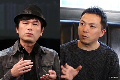 ゲストの樋口毅宏（左）、古賀史健（右）。